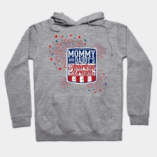 Mommy and Daddy's American Dream Kids Hoodie